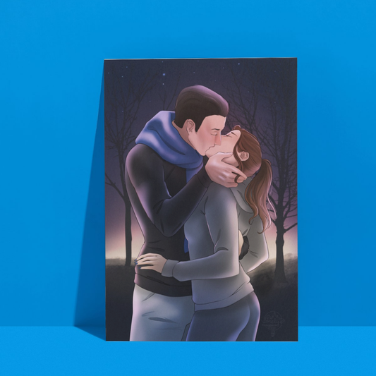Logan and Ava's First Kiss